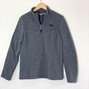 The North Face | Heather grey pullover sweater sweatshirt size large